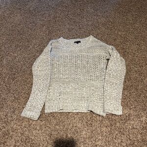 t/o Women's Textured Knit Sweater - Light Gray
